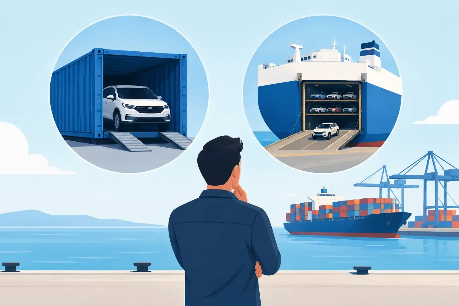 Container Shipping Comparison for Vehicle Buyers