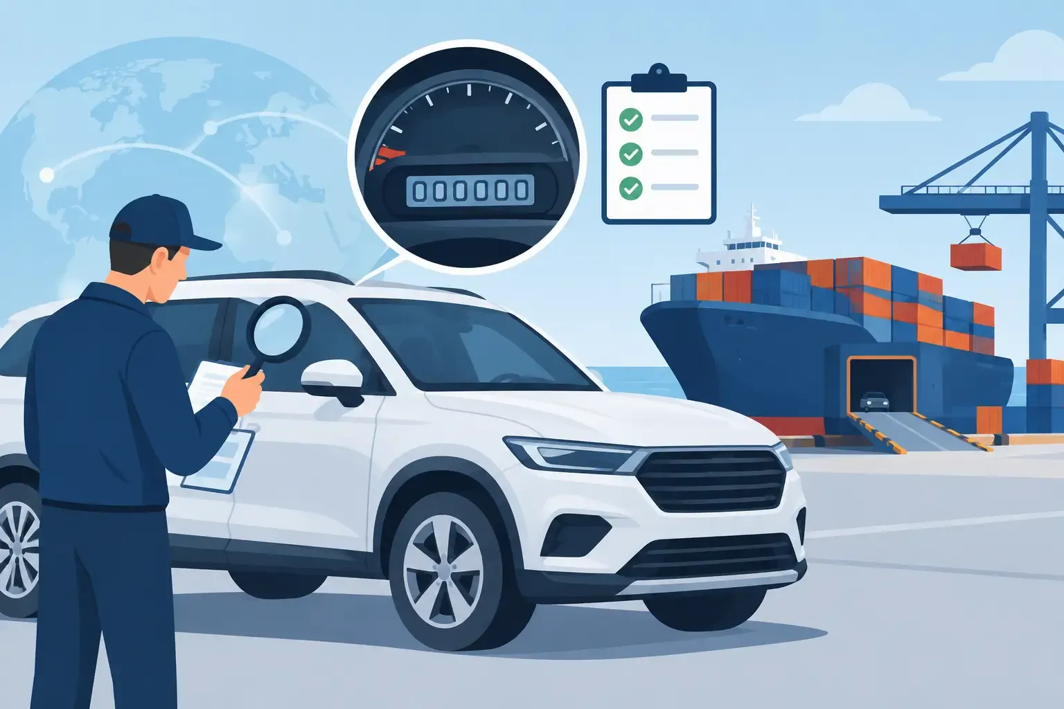 How to Verify Export Vehicle Mileage Before Shipping