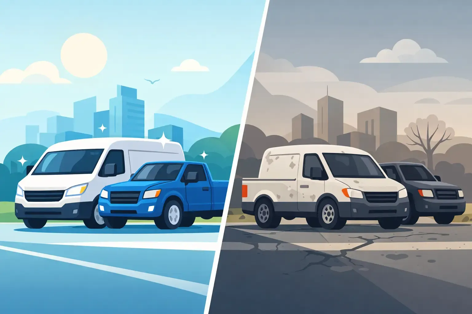 New versus used fleet vehicles for business procurement
